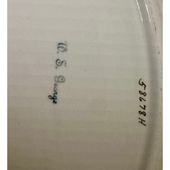 WS George Serving Platter‎ | Asian Style, Multicolor Reed, Silver Trim 11.5x8.5 - Picture 6 of 6